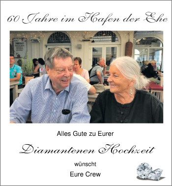 Hochzeitsanzeige von 60 Jahre  von NWZ