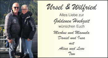 Hochzeitsanzeige von Ursel Hesse von NWZ