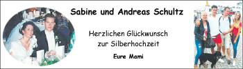 Hochzeitsanzeige von Sabine Schultz von NWZ