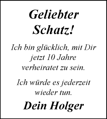 Hochzeitsanzeige von Korinna Jaspert von Nordwest-Zeitung