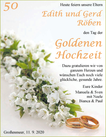 Hochzeitsanzeige von Angelika Stührenberg von NWZ