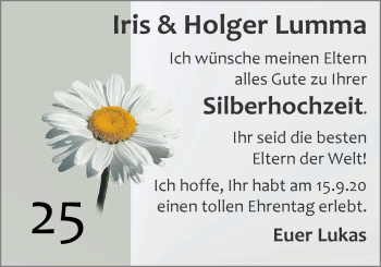 Hochzeitsanzeige von Iris Lumma von NWZ