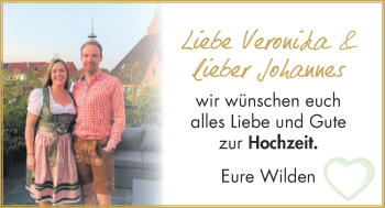 Hochzeitsanzeige von Veronika  von NWZ
