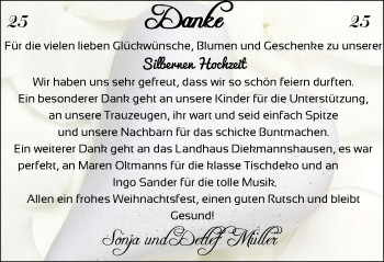 Hochzeitsanzeige von Sonja Müller von NWZ