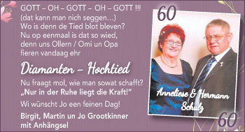 Hochzeitsanzeige von Anneliese Schulz von NWZ