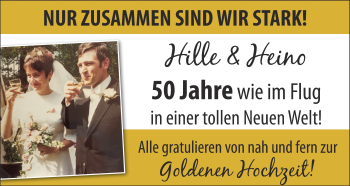Hochzeitsanzeige von Hille  von NWZ