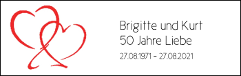 Hochzeitsanzeige von Brigitte Brüggemann von NWZ