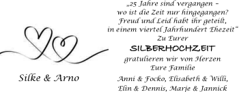 Hochzeitsanzeige von Arno Krüger von EZ