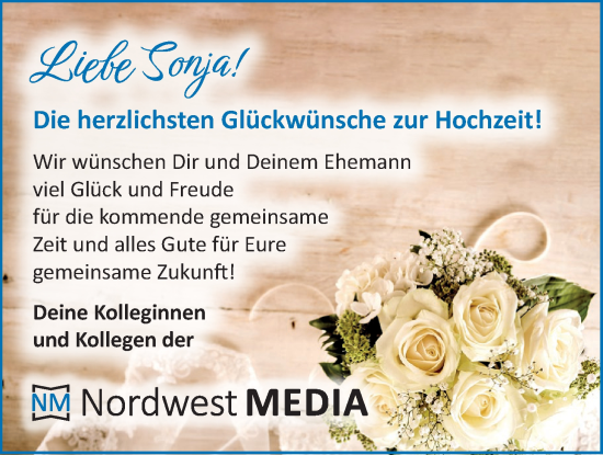 Hochzeitsanzeige von Sonja  von EZ