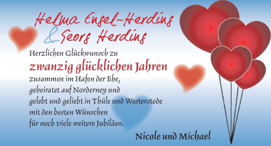 Hochzeitsanzeige von Georg  von NWZ