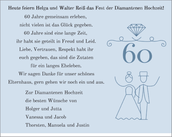 Hochzeitsanzeige von Helga Reiß von NWZ