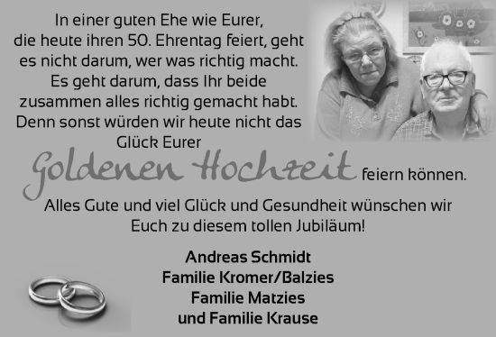 Hochzeitsanzeige von Zur  von NWZ