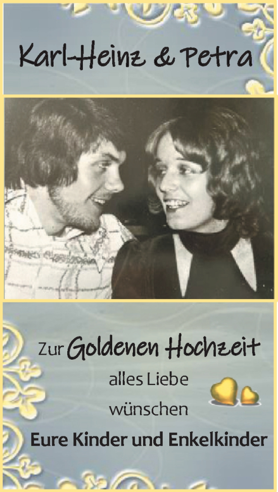 Hochzeitsanzeige von Karl-Heinz  von EZ