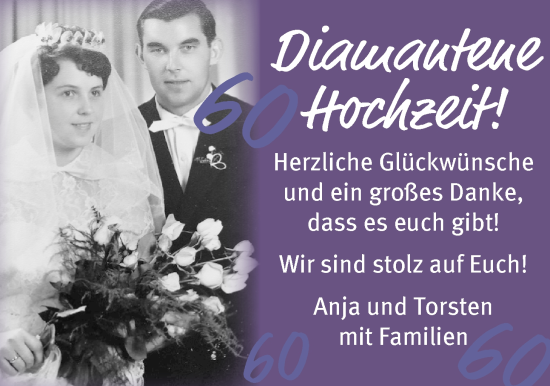 Hochzeitsanzeige von Anja  von NWZ