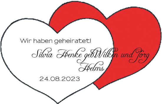 Hochzeitsanzeige von Silvia Henke von NWZ