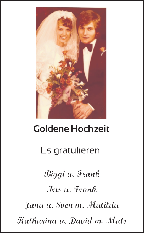Hochzeitsanzeige von Monika Düser von NWZ