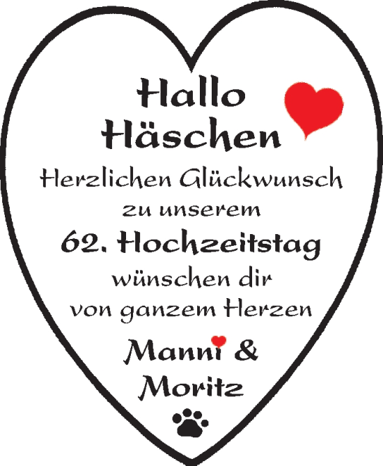 Hochzeitsanzeige von Manni  von BM