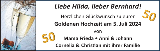Hochzeitsanzeige von Hilda  von EZ