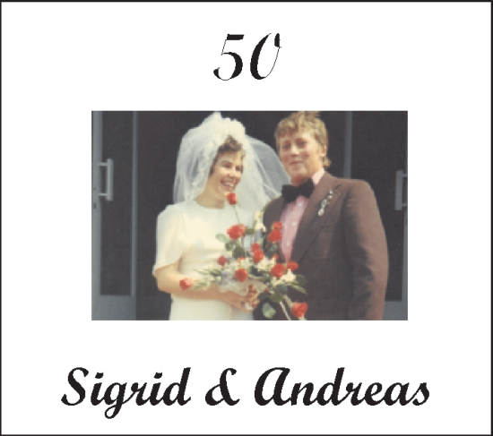Hochzeitsanzeige von Sigrid Richert von NWZ