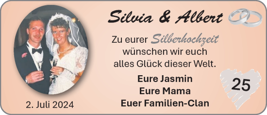 Hochzeitsanzeige von Silvia  von EZ