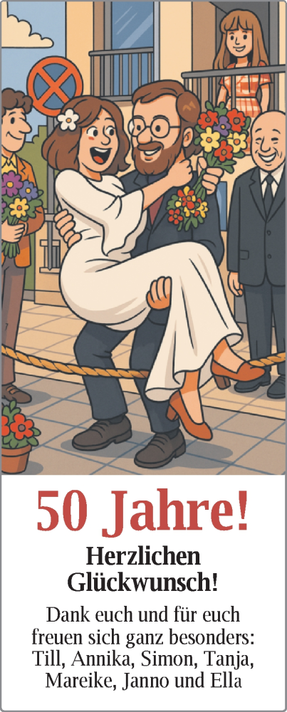 Hochzeitsanzeige von Herzlichen  von NWZ