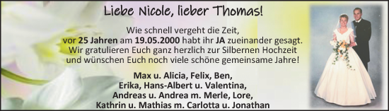 Hochzeitsanzeige von Nicole  von EZ