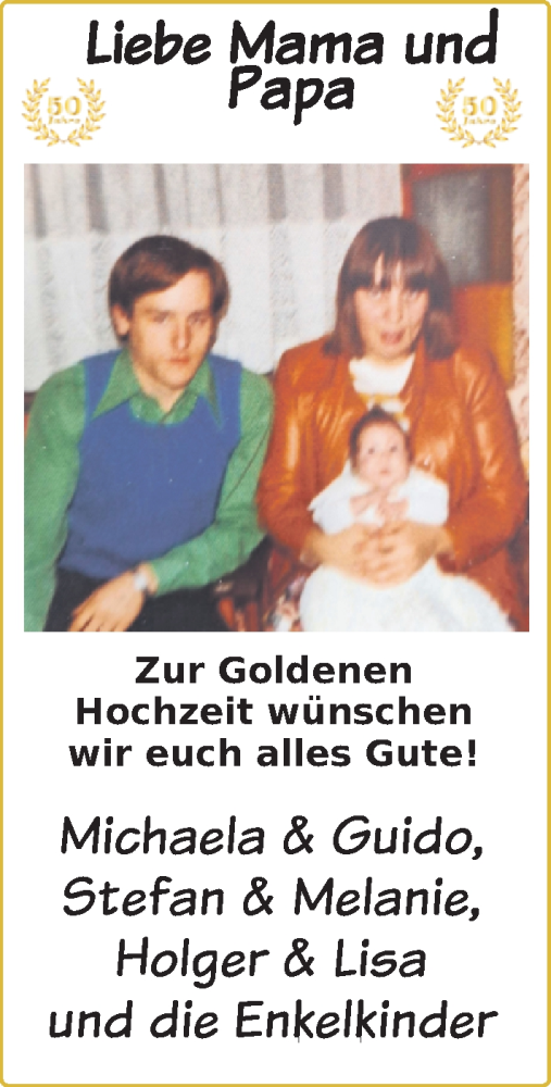 Hochzeitsanzeige von Zur Goldenen   von EZ