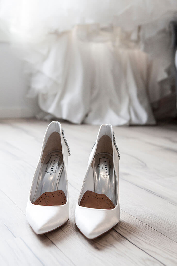 Hochzeits-Schuhe einlaufen